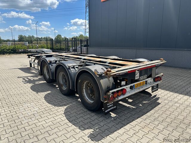 Containertransport D-TEC FLEXITRAILER / 45FT HC MULTI / BPW + drumbrakes...
