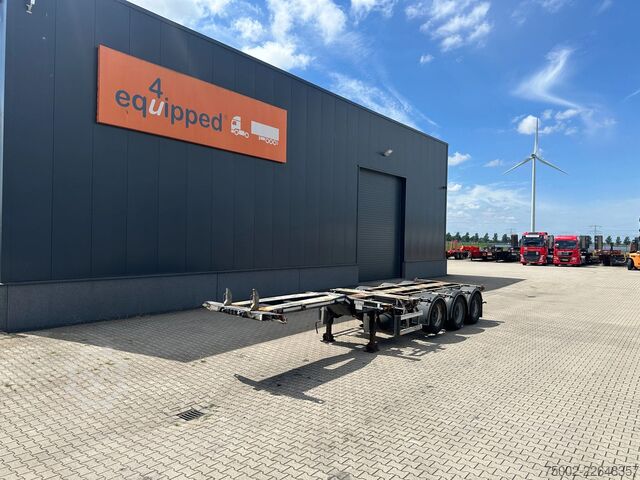 Containertransport D-TEC FLEXITRAILER / 45FT HC MULTI / BPW + drumbrakes...