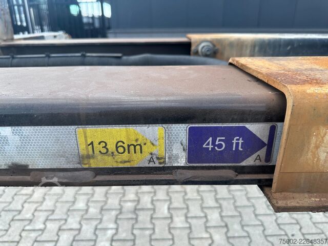 Transporte de contenedores D-TEC FLEXITRAILER / 45FT HC MULTI / BPW + drumbrakes...