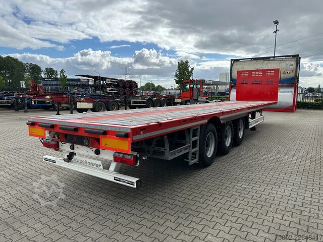 Plateau de chargement Kässbohrer new and unused Heavy-Duty flatbed / 690cm exten...
