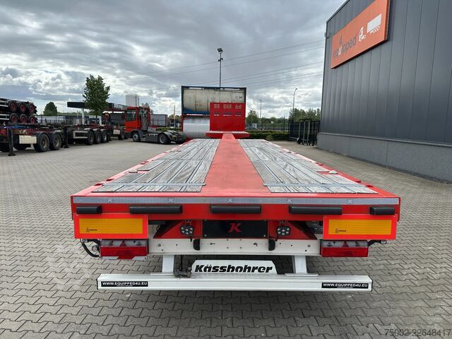 Plateau de chargement Kässbohrer new and unused Heavy-Duty flatbed / 690cm exten...