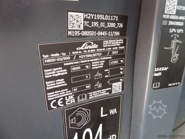 Dízel targoncák Linde H80D-03/900
