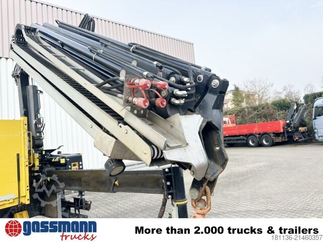 Vrachtauto met open laadbak MAN TGS 26.430 6x2-2 BL, Liftachse, Heckkran Fassi