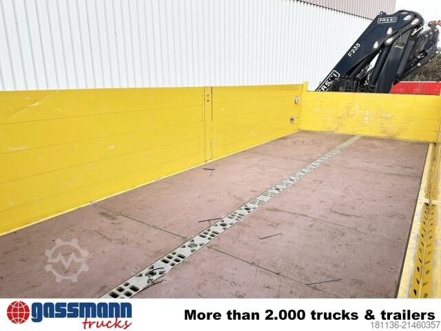 Vrachtauto met open laadbak MAN TGS 26.430 6x2-2 BL, Liftachse, Heckkran Fassi