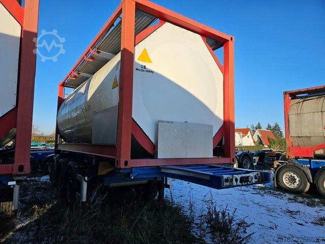 Naczepa z wymienną zabudową SCHMITZ CARGOBULL 20" Tankconatinerchassis + Tankcontainer