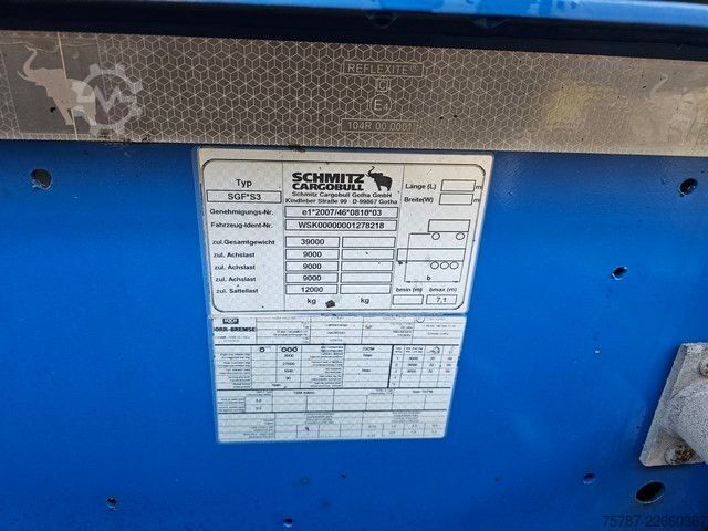 Naczepa z wymienną zabudową SCHMITZ CARGOBULL 20" Tankconatinerchassis + Tankcontainer