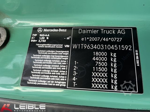 Standart çekici ünitesi MERCEDES-BENZ Actros 1851*Stream Space*Hydraulik*Standklima*