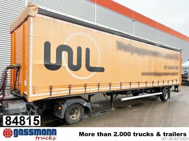 Semi-remorque bâchée Ackermann PS-F 5.3/10.1 E SPS, Edscha-Verdeck, LBW