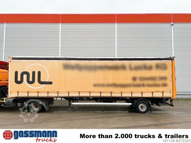 Semi-remorque bâchée Ackermann PS-F 5.3/10.1 E SPS, Edscha-Verdeck, LBW