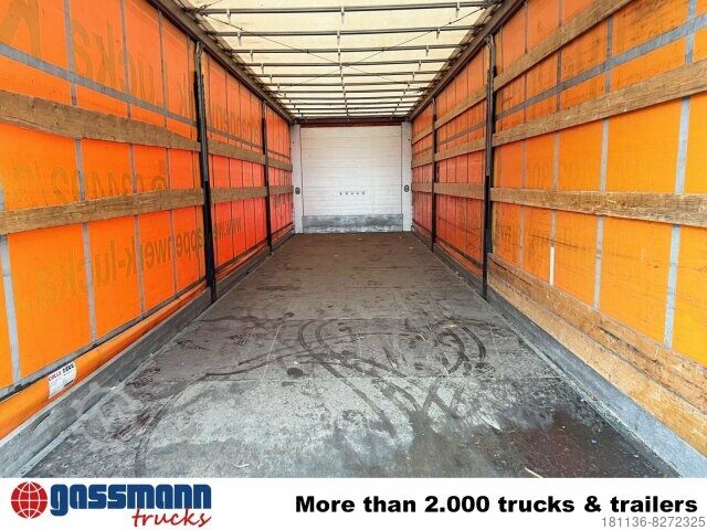 Semi-remorque bâchée Ackermann PS-F 5.3/10.1 E SPS, Edscha-Verdeck, LBW