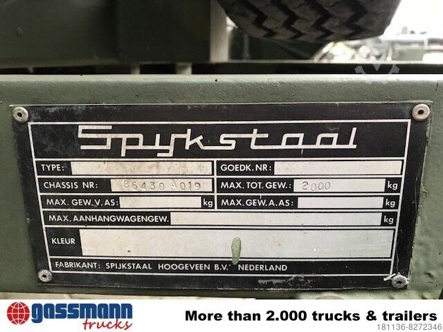 Tankoplegger SPYKSTAAL Wassertank-Anhänger 8x vorhanden!