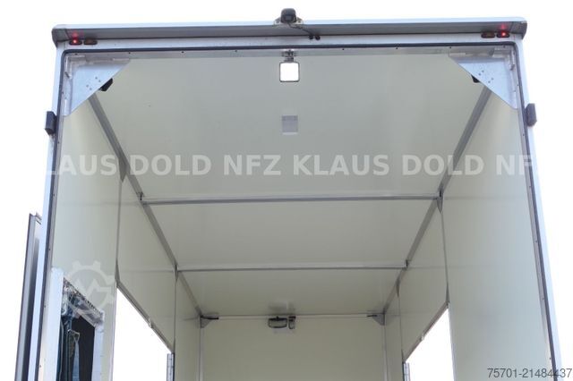 Biltransportlastbil MERCEDES-BENZ Atego geschloss. Autotransporter komplettzug