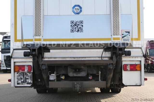 Biltransportlastbil MERCEDES-BENZ Atego geschloss. Autotransporter komplettzug