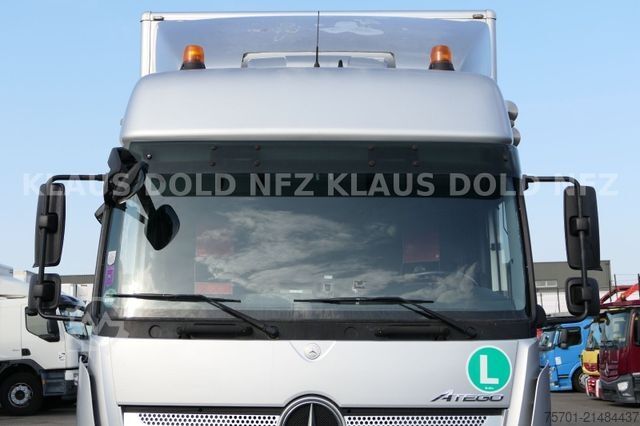 Biltransportlastbil MERCEDES-BENZ Atego geschloss. Autotransporter komplettzug
