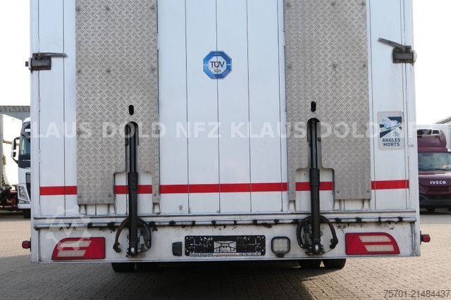 Biltransportlastbil MERCEDES-BENZ Atego geschloss. Autotransporter komplettzug