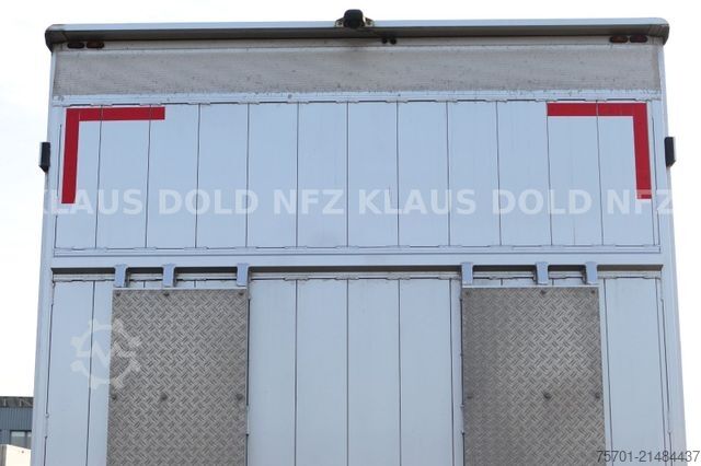 Biltransportlastbil MERCEDES-BENZ Atego geschloss. Autotransporter komplettzug