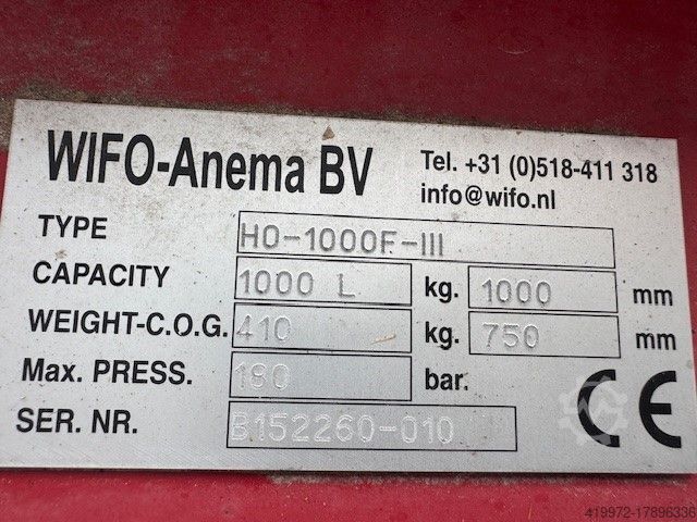 Kanta sa masovnim materijalom Wifo H0-1000F-III