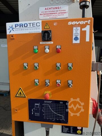 Svařovací otočný stůl, otočný stůl, polohovadlo Severt Hywema Sideros S40.1-1HH, 2 To Säulenhubdrehvorrichtung