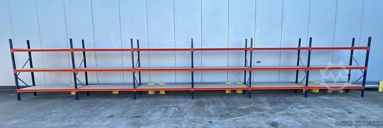 Breedvak opslagsstelling ca. 11,46 lfm. Weitspannregale H: 200 cm T: 60 cm , 400 kg Fachlast , 3 Ebenen