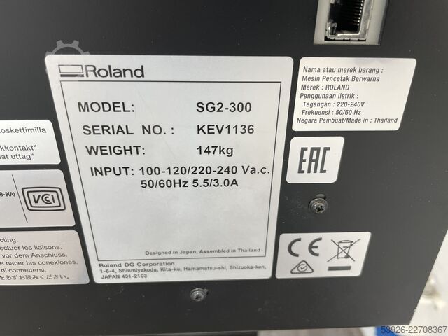 Büyük format yazıcı / Plotter Roland TrueVIS SG2-300