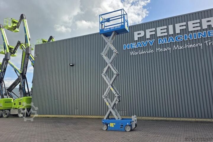 Schaarlift Genie GS1932 Electric, 2025 Batteries, Working Height 7.