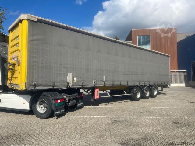 Sliding tarpaulins Fruehauf AIR SUSPENSION, DISC BRAKES (good France truck)