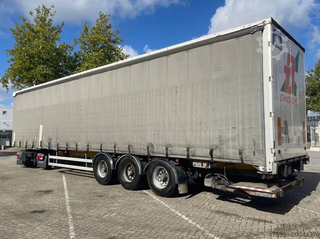 Schuifzeilen Fruehauf AIR SUSPENSION, DISC BRAKES (good France truck)