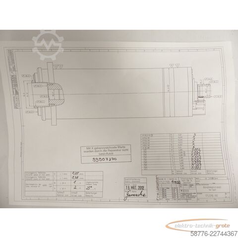 Στοιχείο Weiss W-175229B / 175229B Schleifspindel SN: 175229B-0033 - ! -