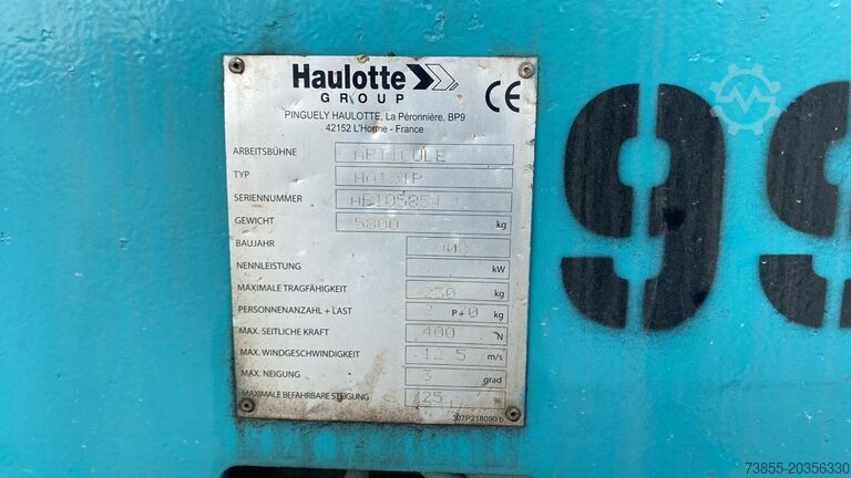Przegubowa platforma robocza Haulotte HA12 IP (12m)