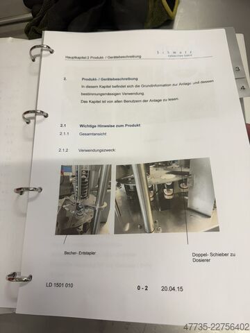 Verpakken in bekers SCHMUTZAUTOMATION LD 1501010 Abful