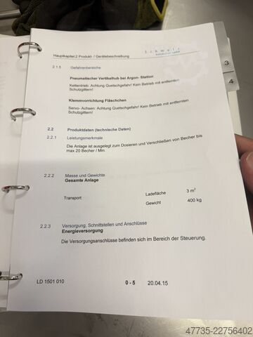 Verpakken in bekers SCHMUTZAUTOMATION LD 1501010 Abful