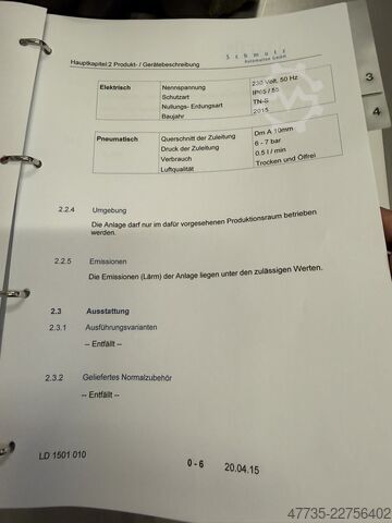 Verpakken in bekers SCHMUTZAUTOMATION LD 1501010 Abful