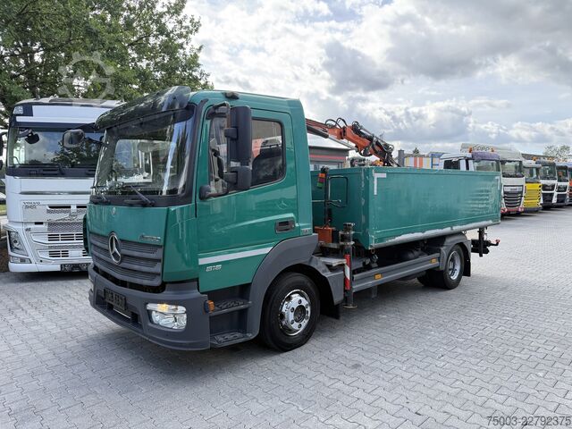 Pick-up van Mercedes-Benz Atego 818 L Kran Atlas 35.2 A2