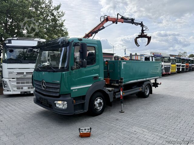 Pick-up van Mercedes-Benz Atego 818 L Kran Atlas 35.2 A2