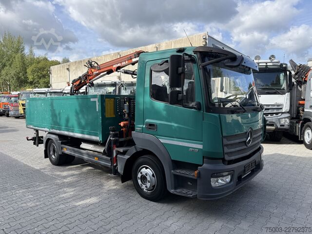 Pick-up van Mercedes-Benz Atego 818 L Kran Atlas 35.2 A2