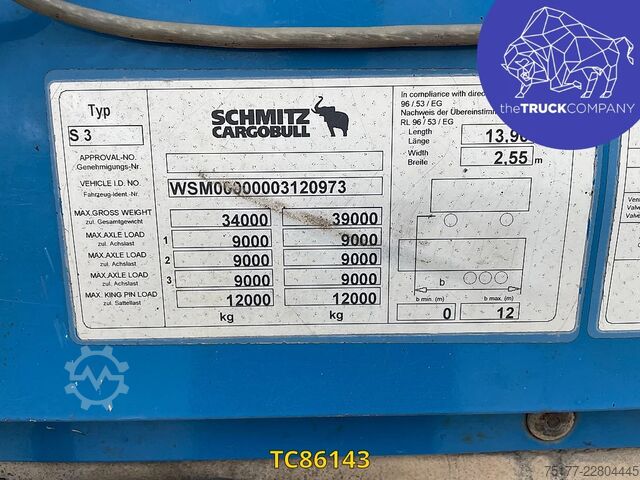 Συρόμενοι μουσαμάδες Schmitz Cargobull scs 27 srem