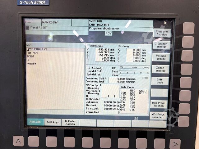 Lodret bearbejdningscenter MATSUURA MAM 72-25 V