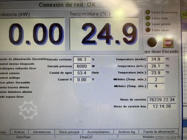 Máquina de Corte a Laser Bystronic BySprint Fiber 3015