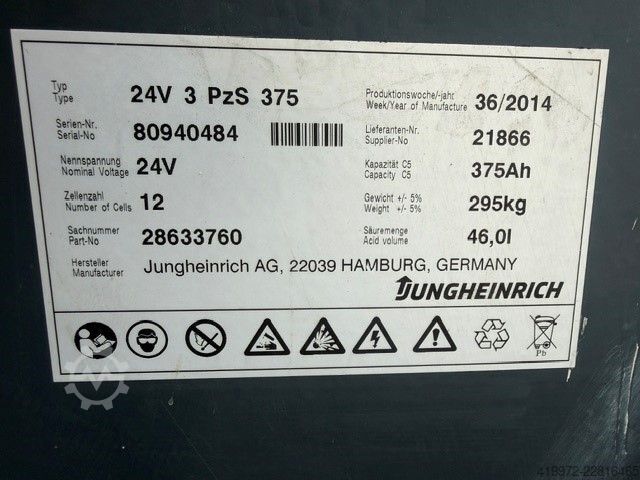 Dvoupatrový vysokozdvižný vozík Jungheinrich ERD220