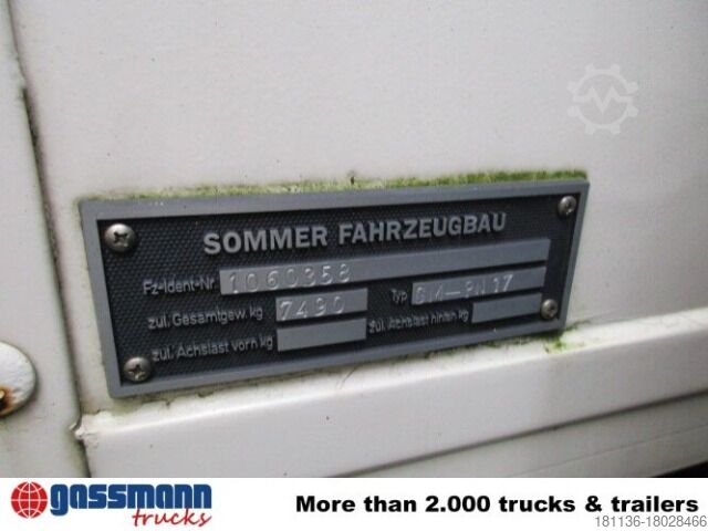 Bestelwagenchassis Iveco EuroCargo 75 E 17/4x2, 6x VORHANDEN!