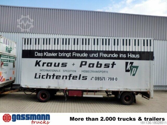 Kofferanhänger SOMMER Sommer AC 160 TL, Möbelkofferanhänger, LBW,