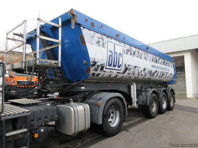 Kippers oplegger meiller Kippauflieger Thermomulde Liftachse