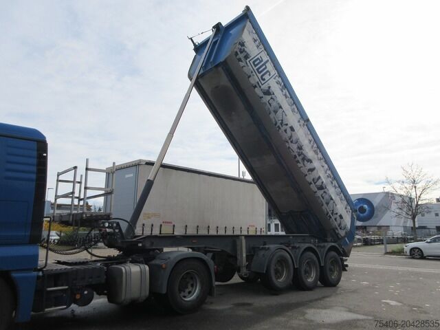 Kippers oplegger meiller Kippauflieger Thermomulde Liftachse