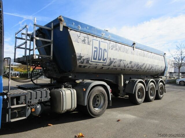 Kippers oplegger meiller Kippauflieger Thermomulde Liftachse