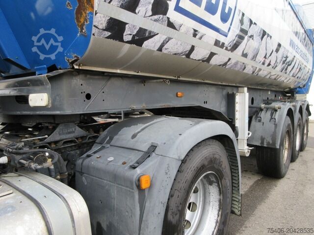 Kippers oplegger meiller Kippauflieger Thermomulde Liftachse