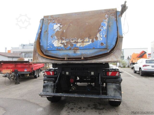 Kippers oplegger meiller Kippauflieger Thermomulde Liftachse