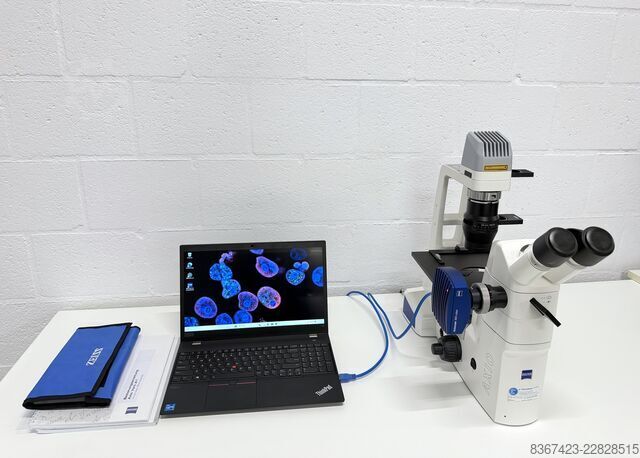 Microscopía ZEISS Axio Vert.A1 Fluorescence Microscope + Axiocam 305 Color + ZEN