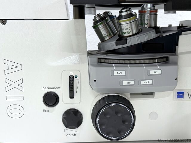 Microscopía ZEISS Axio Vert.A1 Fluorescence Microscope + Axiocam 305 Color + ZEN
