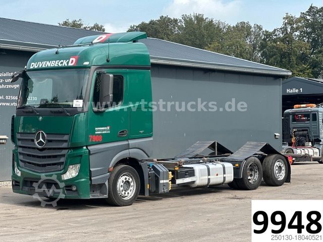 Wissellaadbak vrachtwagen MERCEDES-BENZ Actros 2536L 6x2 EU6 Retarder Liftachse