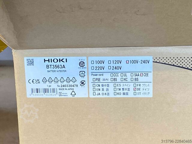 System pomiarowy Hioki 3153 - 3562 - 3563 - 7275